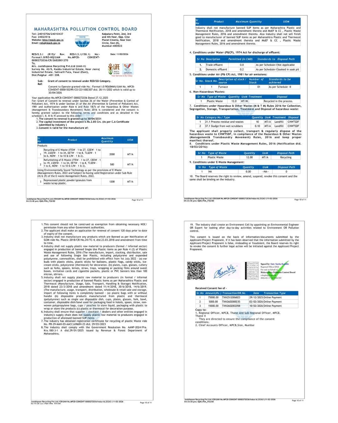 MPCB certificate: Ensuring environmental compliance and responsible data disposal